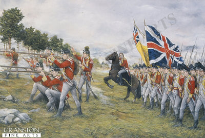 The 9th Regiment, at the Battle of Freeman's Farm, September 19th 1777 by Brian Palmer