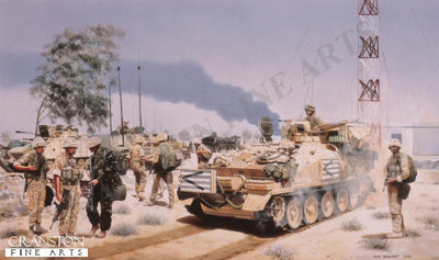 Headquarters Squadron, 1st The Queens Dragoon Guards, Umm Qasr, Iraq, 2003 by David Rowlands.