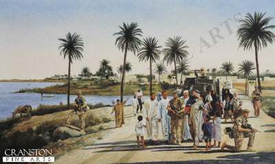 River Patrol, Iraq by David Rowlands.
