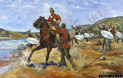 Private Samuel Wassall of the 80th Regiment of Foot  (Staffordshire Volunteers) at Fugitives Drift by Jason Askew.