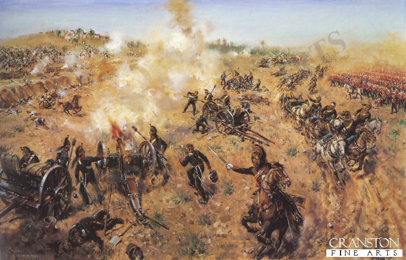 Battle of Hyderabad, 24th March 1843 by Terence Cuneo. (B)