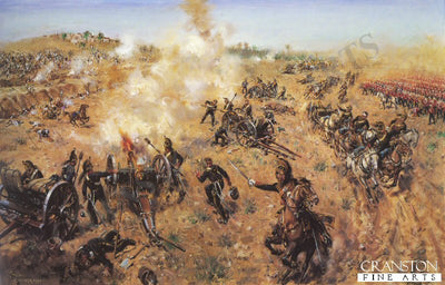 Battle of Hyderabad, 24th March 1843 by Terence Cuneo. (B)
