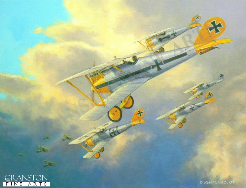 Jasta 10, Northern France Early September 1917 by David Pentland.