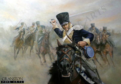 Ride Like the Devil - the Charge of the 13th Light Dragoons at the Battle of Vittoria by Chris Collingwood. (B)