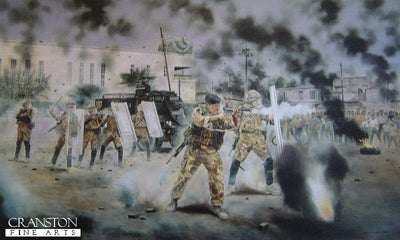 Sergeant-Major Darren Leigh MC, 1st Battalion The Queens Lancashire Regiment by David Rowlands.