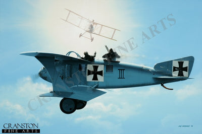 Out Of The Sun - LFG Roland C.II by Ivan Berryman.