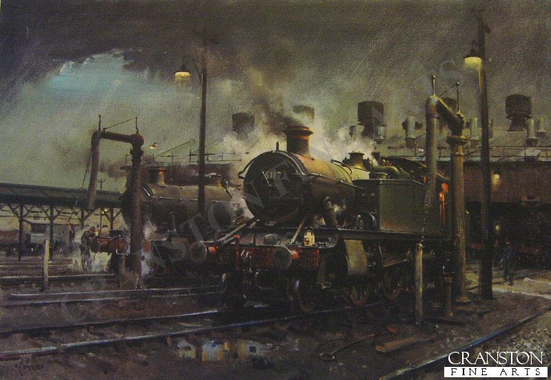 Storm over Southall Shed by Terence Cuneo.
