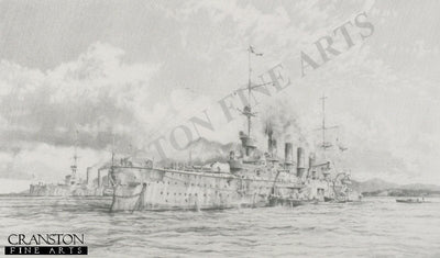 Scharnhorst at Anchor by Robert Taylor.