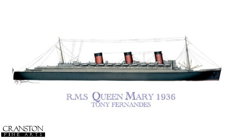 RMS Queen Mary 1936 by Tony Fernandes.