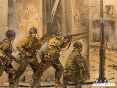 8th US Infantry, 4th US Division enter Sainte-Marie-du-Mont by Jason Askew.
