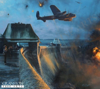 The Dambusters - Last Moments of the M&#246;hne Dam by Robert Taylor. (B)