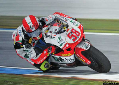 Marco Simoncelli by Ray Goldsbrough.