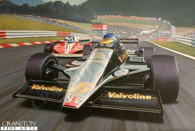 Ronnie Peterson - The Final Victory by Ivan Berryman. (B)