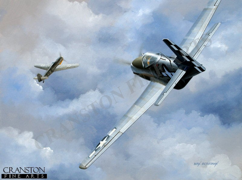 Tribute to Hubert 'Hub' Zemke by Ivan Berryman. (C)