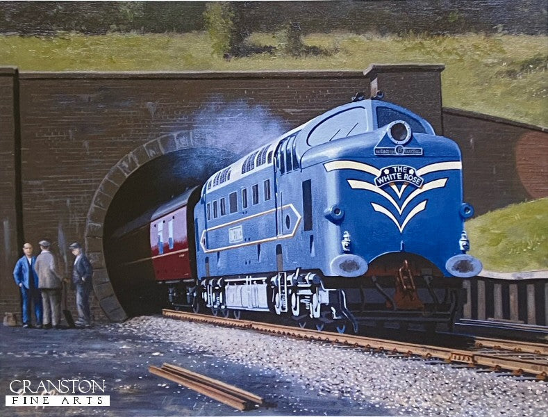 The Deltic Prototype - Late 1950s With The White Rose Express by Barry Price
