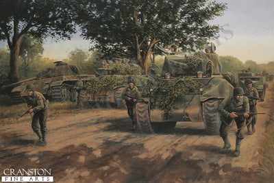 Operation Cobra, Normandy, 28th July 1944 by David Pentland.