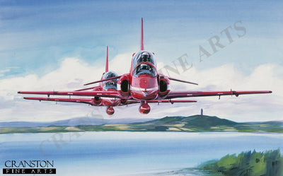 Red Arrows Over Strangford by David Pentland.