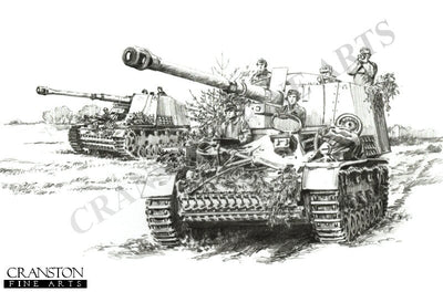 Hornisse, Central Russia, November 1943 by David Pentland.