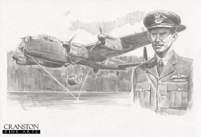 Tribute to the 617 Sqn Dambusters Crew of Lancaster AJ-P by David Pentland.
