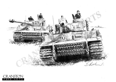 Tigers - 505th at Kursk by David Pentland.
