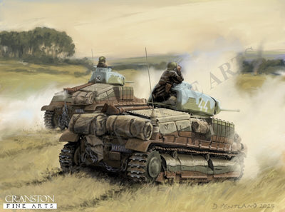 Dragoons at Arras by David Pentland