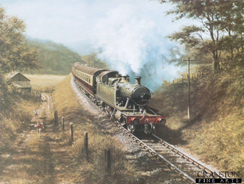 Racing the Train by Don Breckon. (B)