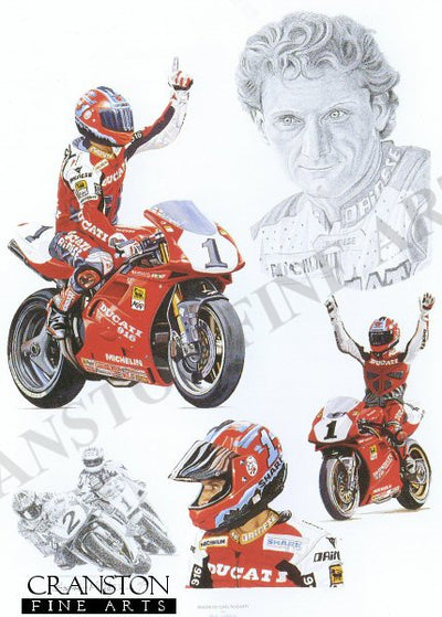 Tribute to Carl Fogarty by Stuart McIntyre.