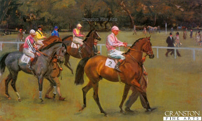 At the Races (Going Out at Kempton) by Sir Alfred Munnings.