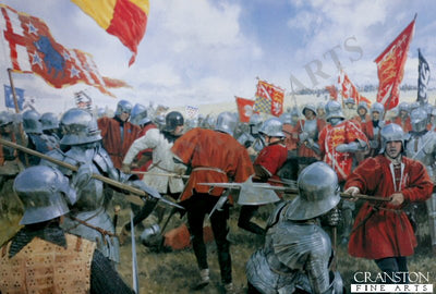 The Battle of Bosworth - the Melee - Norfolk versus Oxford by Graham Turner
