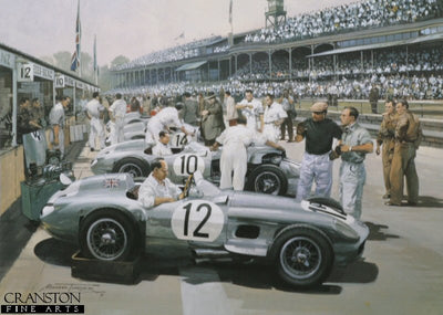 1955 British Grand Prix by Michael Turner.