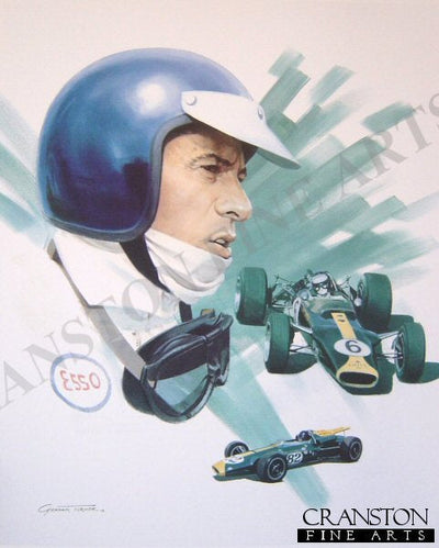 Jim Clark 1936 - 1968 by Graham Turner.