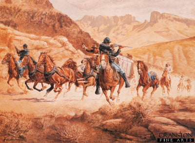Attack on the Eagle Springs Run by Clyde Heron.