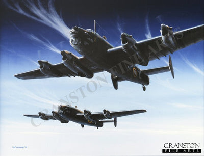 No.76 Squadron Halifax by Ivan Berryman.