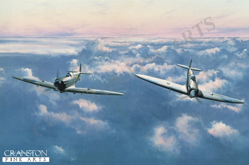 Peaceful Interlude (Spitfires) by Ivan Berryman. (B)