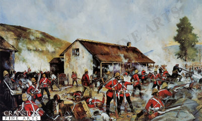 Rorkes Drift 22nd January 1879 - Defending the Hospital by Jason Askew. (B)