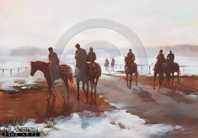 Morning Snow, Newmarket by Jacqueline Stanhope.
