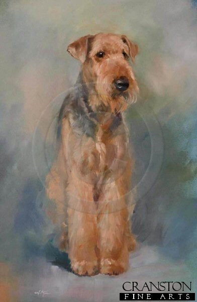 Airedale Terrier by Jacqueline Stanhope.