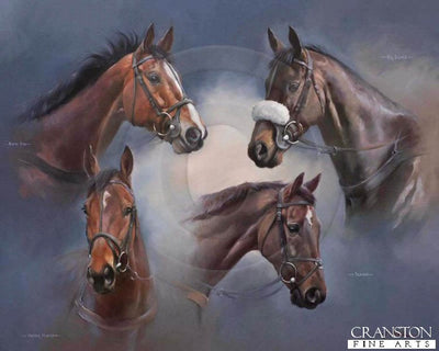 Legends - Kauto Star, Big Buck's, Denman and Masterminded by Jacqueline Stanhope.