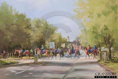 Bury Road, Newmarket by Jacqueline Stanhope.