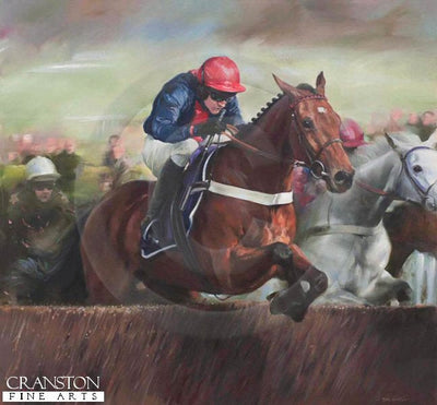 Bobs Worth and Barry Geraghty by Jacqueline Stanhope.