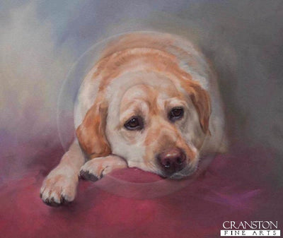 Patience (Yellow Labrador Retriever) by Jacqueline Stanhope.