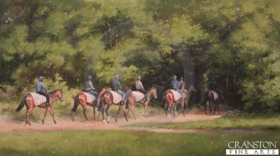 Sunshine and Shade, Newmarket by Jacqueline Stanhope.