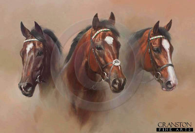 Frankel, Bullet Train and Noble Mission by Jacqueline Stanhope.