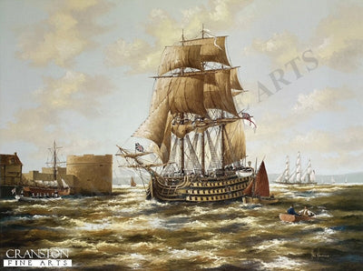 Victory at Portsmouth 1805 by Ken Hammond.