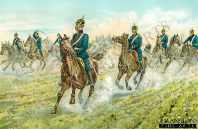 Reitende Artillerie im Vorgehen by R Knotel