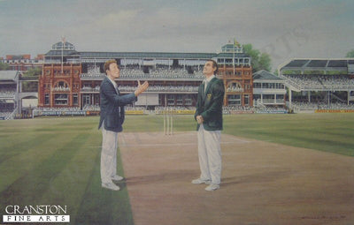 An Historic Moment - 1st Test Match, England v South Africa, Lords, July 1994 by Terence Macklin.
