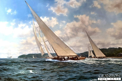 Candida and Astra Off Cowes by Steven Dews