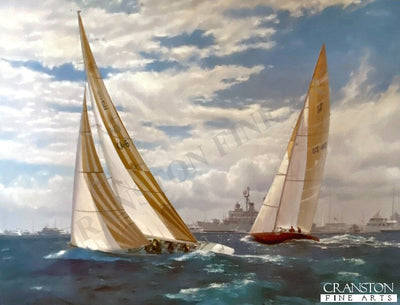 Australia II Tacks For The Line by Steven Dews