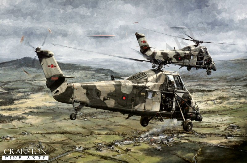 Wessex Over South Armagh by Michael Rondot.