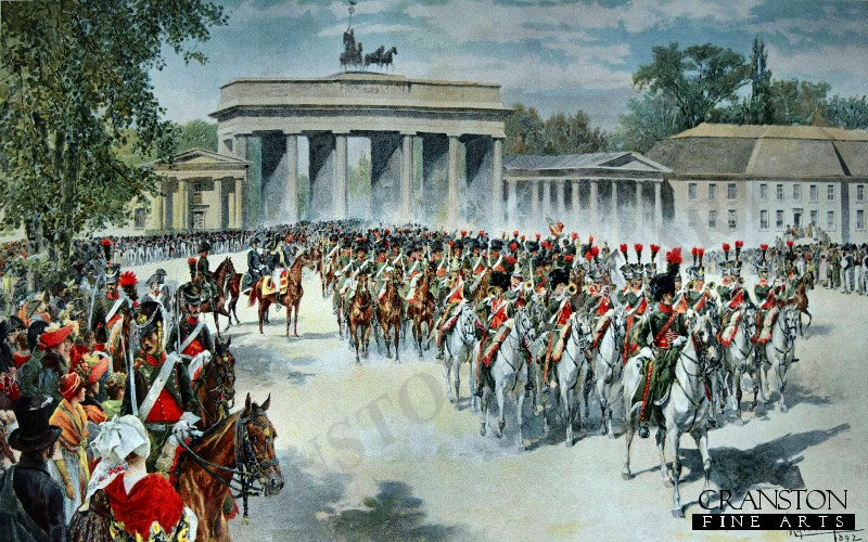 Entrance of the French Army into Berlin by Felician Myrbach.